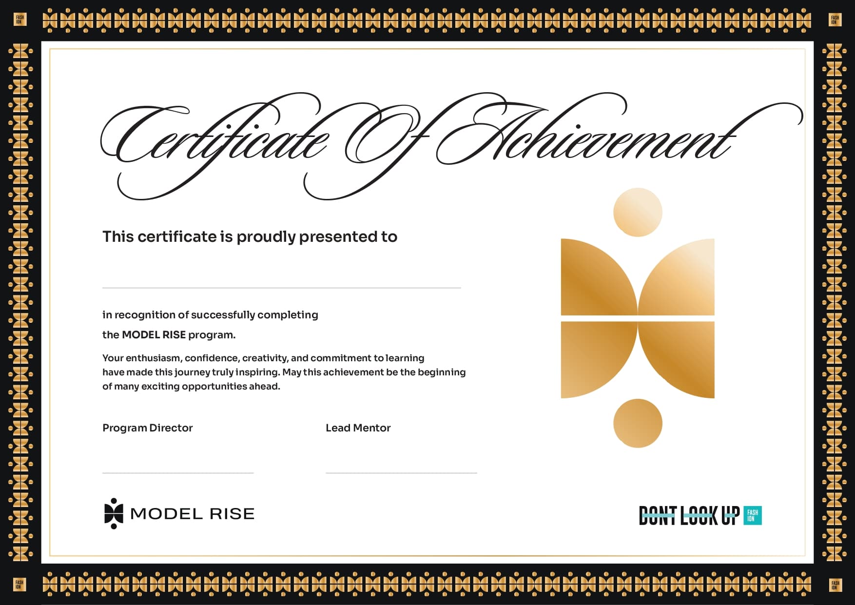 Certificate Model Rise